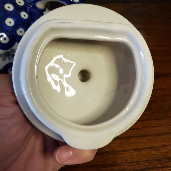 Boleslawiec Hand Made Pottery Teapot EXCELLENT CONDITION! - Picture 6 of 9